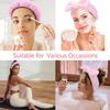 Chanaco Spa Headband, Makeup Accessory, Face Washing Wrist Bands, Teen Girl Gifts Trendy Stuff, Pink Cute Hair Accessories view 4