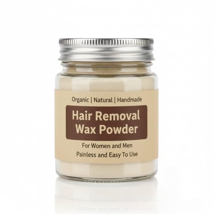 Wax Powder for Hair Removal for Women Men Whole Body | Instant Painless No Smell No Side Effects Facial Hair Remover