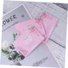 POPETPOP 300pcs Facial Oil Absorbing for Oily Skin Natural Fiber Blotting Papers Pink view 3