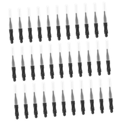 BIUDECO Micro Eyebrow Brush Set Cap 50pcs for Travel Makeup Artists Eyelash Extensions
