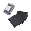 10Pcs Black Magic Bang Hair Styling Tool - Plastic Paste Posts, Square Hair Holders, Barber Grippers Accessories view 1