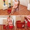BABYCE Foot Bath Soak Thick Pine Solid Wood Foot Bath for Soaking Feet Massager Feet Foot Foot Spa Wooden Tub Foot Care Foot Spa Bath Massager view 2