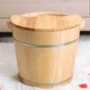BABYCE Foot Bath Soak Foot Tub, Thickening Spa Bucket with Handle Very Good to Soak Your Feet Pedicure Bowl, Toe Nails, and Ankles Nature Hydro Massage Woodenbarrel+lid Foot Spa Bath Massager view 4