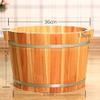 Foot Bath Soak Foot Tub Wooden Foot Basin Foot Tub for Soaking Feet,Foot Bath Spa Tub,Wood Bucket for Pedicure,Foot Soak Bucket,Foot Basin for Adults Foot Spa Household Wash Ba (Size : B) view 3