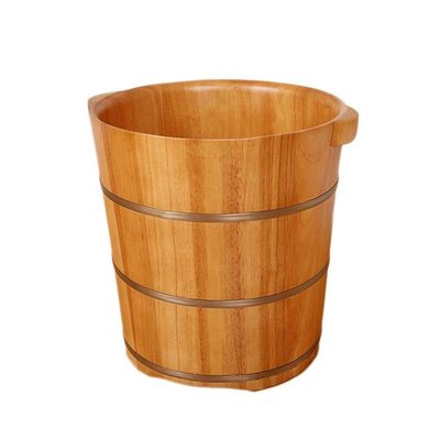Foot Bath Soak Foot Tub Wooden Foot Basin Wood Bucket for Pedicure,Foot Soak Bucket,Foot Tub for Soaking Feet,Foot Basin for Adults,Foot Bath Spa Tub Foot Spa Household Wash Ba (Size : A)