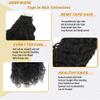 Natural Black Water Wave Tape in Human Hair Extension Black Women,100% Brazilian Virgin Hair Skin Weft Loose Wave Tape on Double Sided Hair Extensions for Short Hair view 3
