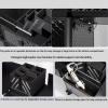HJXGQJM Rolling Makeup Case Aluminium Make Up Case, Rolling Cosmetic Organizer with 4 Rolling Wheels Cosmetic Case Pilot Case Beauty Case Travel Trolley Hairdressing Case Cosmetic Trolley view 4