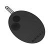Brush Cleaning Mat, Portable Washing Tool, Universal desktop Scrubber Mat, Silicone Brush Cleaning Mat for Eyeshadow Brush, black view 1