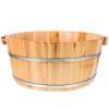 Happyyami Foot Soak Tub Multi-functional Bucket for Foot Bath Pedicure Portable Design for Easy Storage and Travel Wood Material view 1