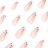 24 Pcs Press on Nails Short Almond - CEWEWP Winter Almond Fake Nails Press ons White French Nail Tips with Cherry Design Full Cover False Nails Glue on Nails Artificial Acrylic Nail Art Kit view 2