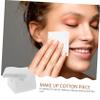 Housoutil 1000pcs Cotton Swabs for Face Ultra-Thin Cotton Pads Makeup Removal Facial Cleansing Use view 4