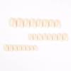 24Pcs Fake Nails Short Almond Press on Nails CEWEWP White French Tip Nails for Women Real Nude Glue on Nails Short Acrylic Nails Press on Natural Gel Oval Stick on Nails Strong False Nails Set view 4