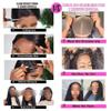Glueless Bob Hair Wig Human Hair Ready To Wear Straight Bob Wigs Transprent Lace Closure Wig For Women Human Hair 4x4 gluless wig 8 Inches Bob Wig#150% view 3