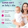 Lil-Lets Baby Cotton Wool Balls, 100 Count, Certified Organic, 100% Pure Cotton Wool, Super Soft, Large Puffs, Gentle on Baby's Delicate Skin, Dermatologically Tested, Ideal for Newborns view 3