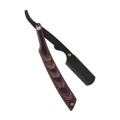 Beavorty Manual Shaver Holder for Straight Razors Ergonomic Durable Design with Easy Blade Replacement for Travel and Family Use Compatible with Double-sided Blades