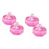 NOLITOY 4pcs Nail Dappen Dish Lid Monomer Holder Acrylic Nail Supplies Glass Bowl view 1