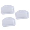 Angoily 3pcs Light Blue Bath Pillow with Suction Cups Spa Headrest for Tub Waterproof and Washable Pillow Bathtub Cushion view 1