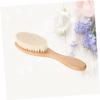 Didiseaon 3pcs Dense Wool Beard Brush Curved Handle for Grooming and Shower Use for Men and Boys and Girls Comfortable Wool Material for Beard Cleaning and Care view 4