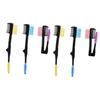 Didiseaon 6pcs Detangler Brush Eyebrow Spoolie Fine Tooth Comb Eyelash Curlers Comb Handle Tool Safe Material Portable Grooming for Women Girls Ladies view 1