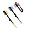 Didiseaon 6pcs Detangler Brush Eyebrow Spoolie Fine Tooth Comb Eyelash Curlers Comb Handle Tool Safe Material Portable Grooming for Women Girls Ladies view 4