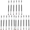 NOLITOY 18pcs Double Ended Brow Brushes Angled Eyebrow Spoolie Makeup Tools Portable Lash Curler for Easy Eye Makeup Application view 1