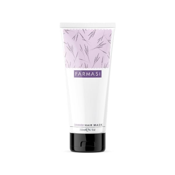 FARMASi Hair Mask With Lavender Intensive Care Deep Conditioning Soothing Scent Moisturizing Treatment Hair Rejuvenation All Hair Types Hair Wellness
