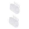 NOLITOY 8pcs Makeup Remover Puff Exfoliating Gloves Face Cleaning Gloves for Women view 1
