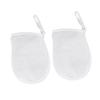 NOLITOY 8pcs Makeup Remover Puff Exfoliating Gloves Face Cleaning Gloves for Women view 4