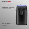 BaBylissPRO UVFOIL UV-Disinfecting Metal Single Foil Shaver, UV-Disinfecting Lid, Lithium-Ion Battery with Over 5.5-Hour Runtime, Black view 2