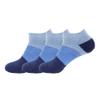 BambooMN Women's X-Large Fuzzy Soft Aloe Infused Fuzzy Nylon Spa Socks, Navy, 3 Pairs view 1