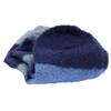 BambooMN Women's X-Large Fuzzy Soft Aloe Infused Fuzzy Nylon Spa Socks, Navy, 3 Pairs view 2