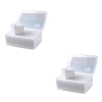 Didiseaon 2000pcs Non-Woven Makeup Remover Pads Thin Skin-Friendly Facial Pads for Makeup Removal and Skin Care for Daily Use and Easy Application