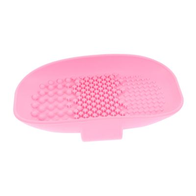 balacoo Compact Silicone Makeup Brush Cleaning Mat Easy to Use Travel-friendly Brush Cleaner Durable Stylish Design for Home Go
