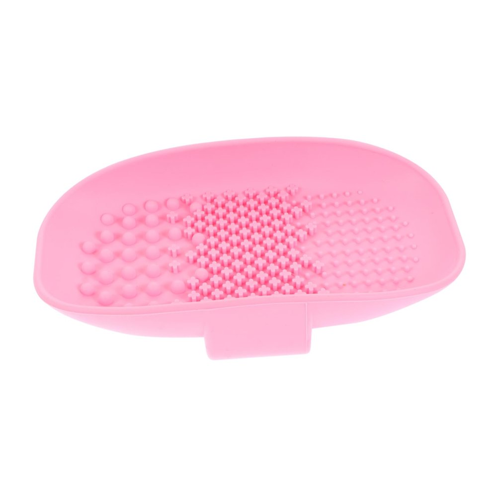 balacoo Compact Silicone Makeup Brush Cleaning Mat Easy to Use Travel-friendly Brush Cleaner Durable Stylish Design for Home Go