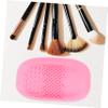 balacoo Compact Silicone Makeup Brush Cleaning Mat Easy to Use Travel-friendly Brush Cleaner Durable Stylish Design for Home Go view 4