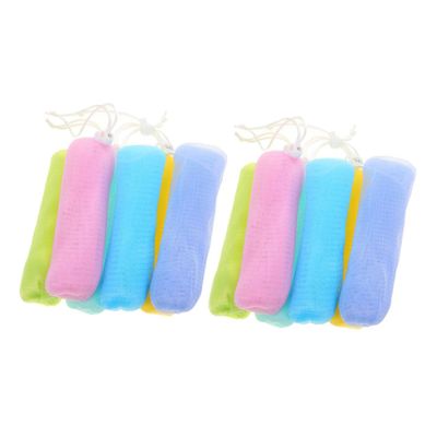 Didiseaon 24pcs Foaming Nets Cleansing Foaming Maker Nets Handmade Soap Shower Wash Random Color