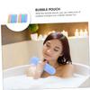 Didiseaon 24pcs Foaming Nets Cleansing Foaming Maker Nets Handmade Soap Shower Wash Random Color view 2