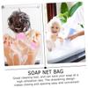 Didiseaon 24pcs Foaming Nets Cleansing Foaming Maker Nets Handmade Soap Shower Wash Random Color view 3