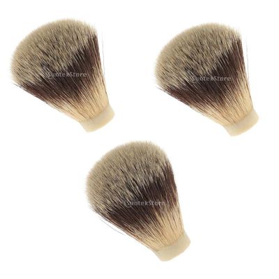 Milageto 3 X Nylon Shaving Brush Knot for Men Salon Hair Ramoval Cutting Dust Clean