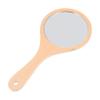 Mipcase Led Pocket Makeup Mirror Hand Mirror Handle Round Led for Makeup for Home Travel view 1