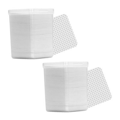 Mipcase 400pcs Makeup Removal Cotton Pads Soft Lint Cleaning for Eyelash Extensions Nail Polish Removal and for