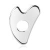 BTYMS Gua Sha Facial Tools Stainless Steel, Heart Shaped Guasha Tool with Hole Metal Face Sculpting Tool Skin Care Massage Scraper view 1