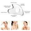 BTYMS Gua Sha Facial Tools Stainless Steel, Heart Shaped Guasha Tool with Hole Metal Face Sculpting Tool Skin Care Massage Scraper view 4