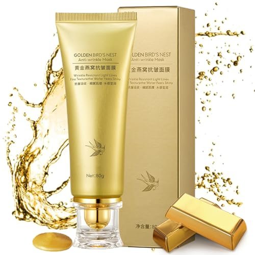 2024 Upgraded Model Gold Peel Off Mask, 98% Purity Gold Face Mask, Gold Tear-Off Anti-Wrinkle Face Mask, Anti-Aging Gold Face Mask for Moisturizing Removes Blackheads (1 PC,Upgraded model)