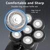 EKHOU Head Shavers for Bald Men, 5 in 1 Shaver for Men 7D Independently 7 Cutter Floating Head Waterproof Electric Razor Multifunction USB Charge Trimmer for Men view 3