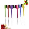 Mipcase 6pcs Portable Eyebrow Brush Comb Separating Eyebrows Brow Brush Comb Makeup Tools Gentle Double-sided for Women view 3