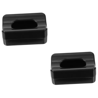 minkissy 2pcs Nail Storage Box Powder Container for Nail Art Tools Lightweight Portable Design for Home and Salon Use