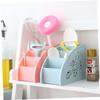 ABOOFAN Elegant 4-section Desktop Organizer Plastic Makeup Toiletry Stationery Socks Storage Box Home Office view 2