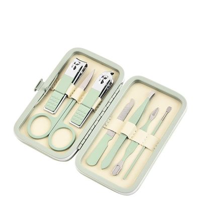 AMONG Manicure Kit Nail Care Set7-piece Personal Care Portable Nail Set with Built-in Nail File Suitable for Men and Women's Home Travel Manicure Set Nail Clippers Kit