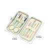 AMONG Manicure Kit Nail Care Set7-piece Personal Care Portable Nail Set with Built-in Nail File Suitable for Men and Women's Home Travel Manicure Set Nail Clippers Kit view 2